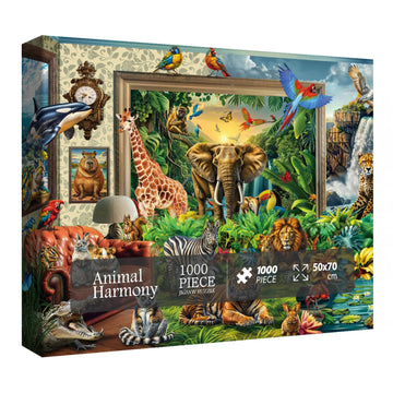 Animal Harmony Jigsaw Puzzle 1000 piezas